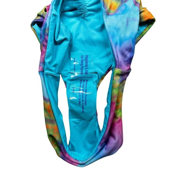 Becca‎ Swim Bottom Womens Size Small Tie Dye Shirred Hipster NWT - Picture 5 of 6